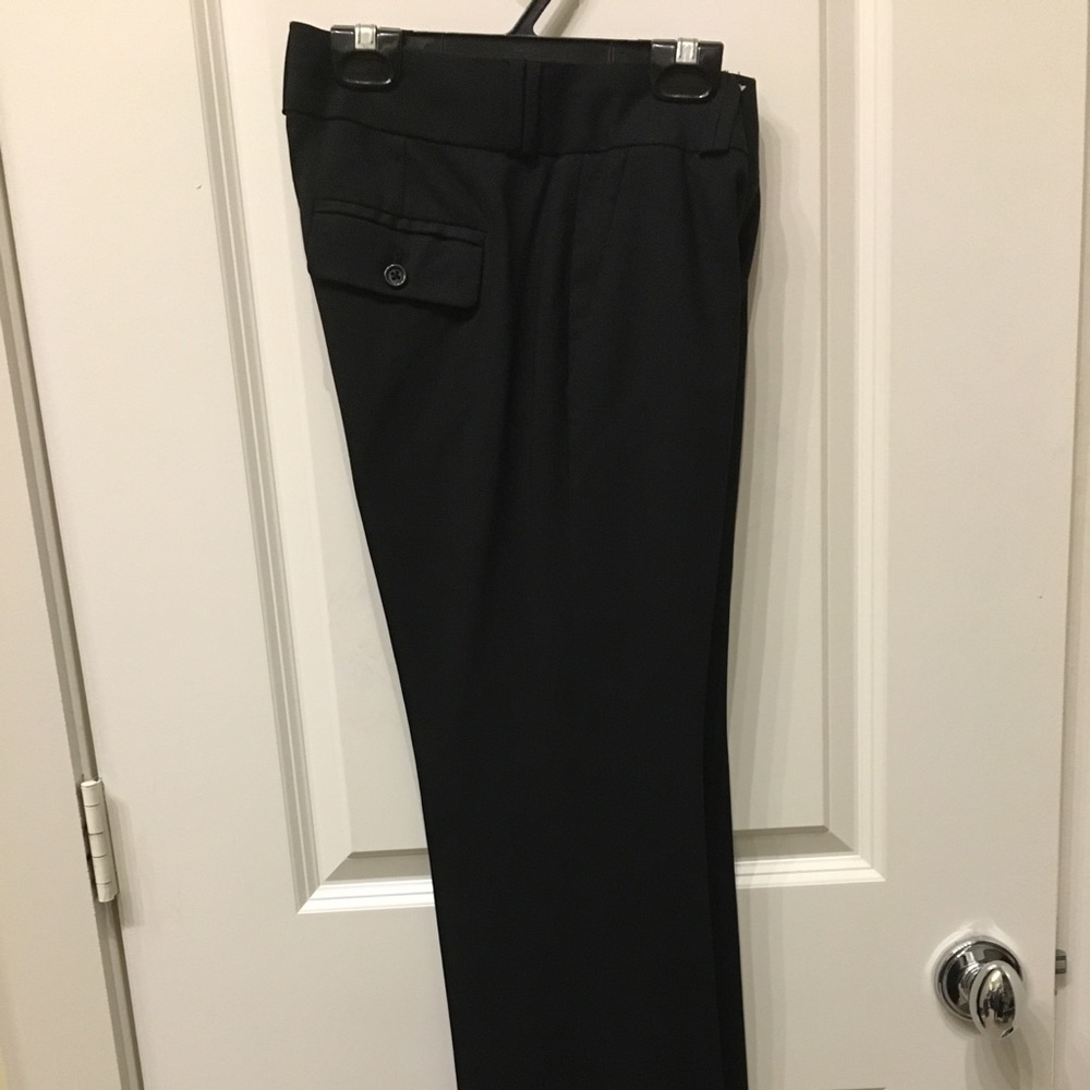 Banana Republic Black cuffed trousers Sz 4